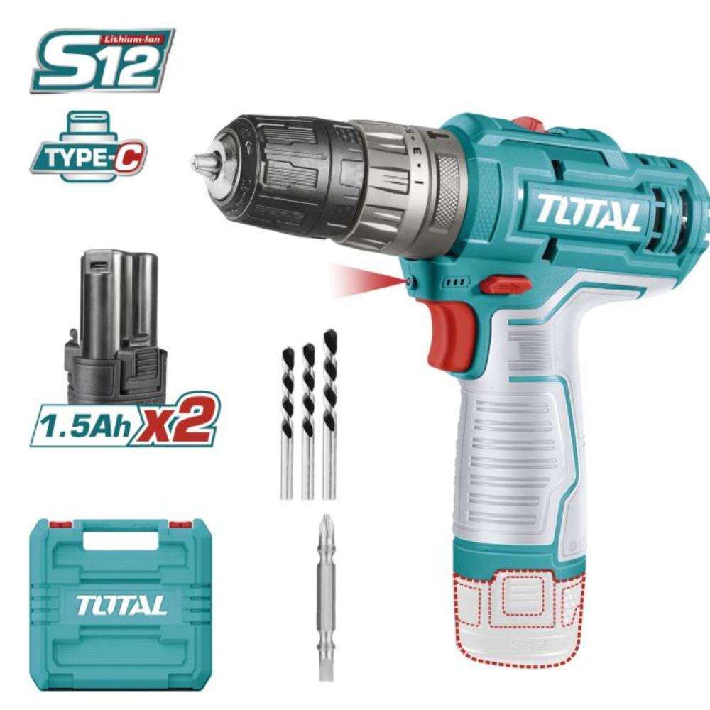 Berbequim impacto C12V TIDLI12202 Total