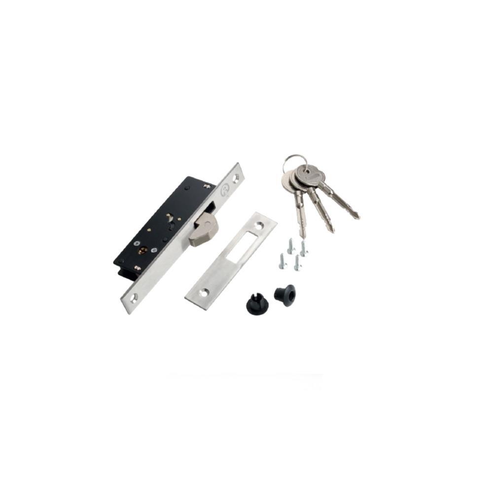 Fechadura seg. GLK - gancho - ref. 415BP - t/ inox ch iguais