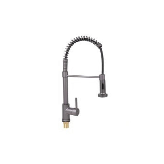 Monocomando cozinha c/chuveiro retratil antracite Cofan