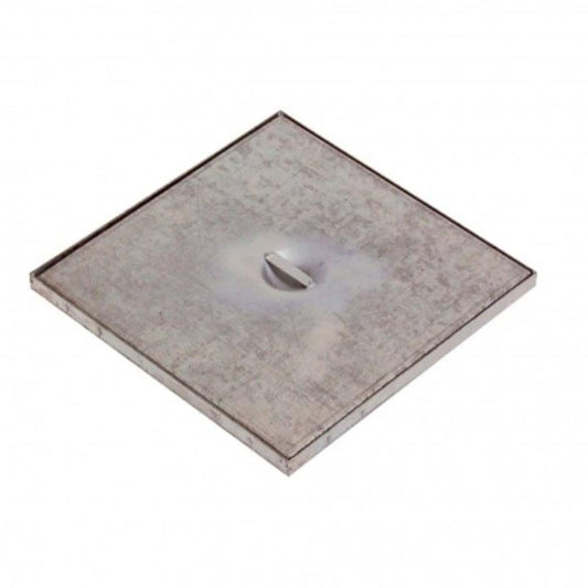 Tampa de saneamento 60x60 s/ligeira rasa galvanizado