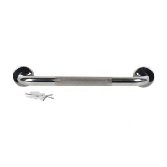 Barra de apoio reta antideslizante 40x2.5 aço inox Cofan