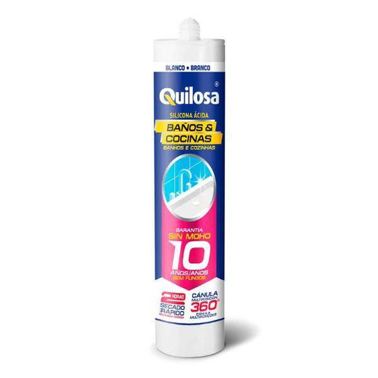 SILIC. BANHOS E COZINHA  BR. 300ml QUILOSA