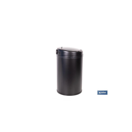 Caixote do lixo e reciclagem preto 30lt c/sensor Cofan