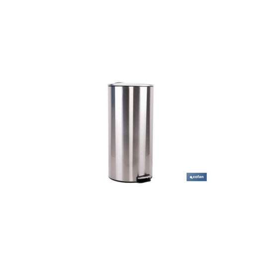 Caixote do lixo e reciclagem inox 27lt Cofan