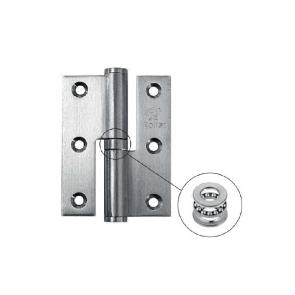 Bl3 Dobradiça meio bal. 474x4" dta. inox Roller GLK