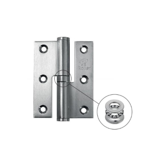 Bl3 Dobradiça meio bal. 474x4" dta. inox Roller GLK