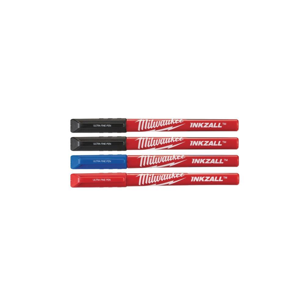 Bl. 4 Marcadores ultrafino de cores Milwaukee
