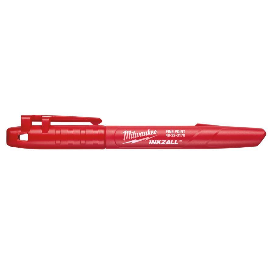 MARCADOR PONTA FINA VERMELHO MILWAUKEE