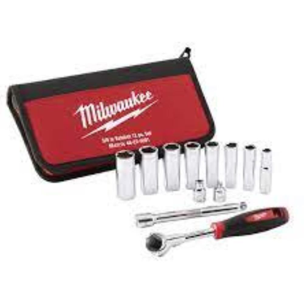 CONJUNTO ROQUETE 3/8" MILWAUKEE