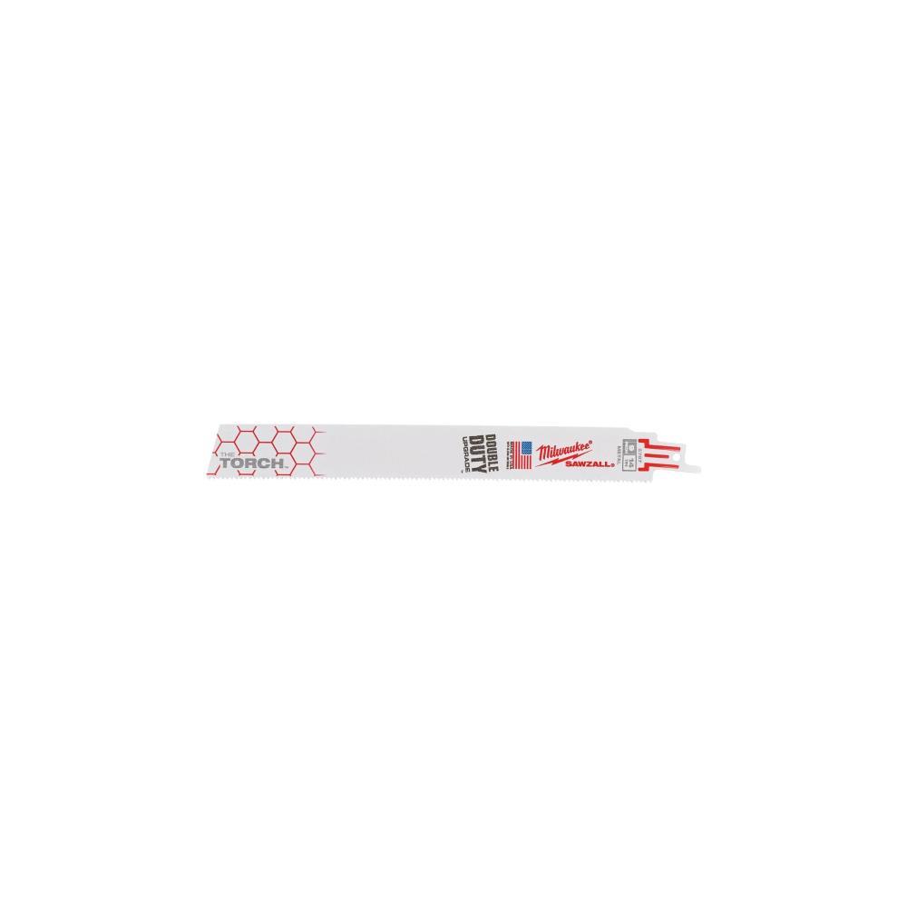 Lamina serra sabre corte metal TORCH 230X14T 5pcs Milwaukee