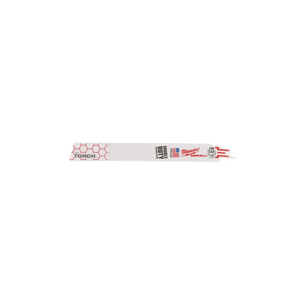 Lamina serra sabre corte metal TORCH 230X18T -5pcs Milwaukee