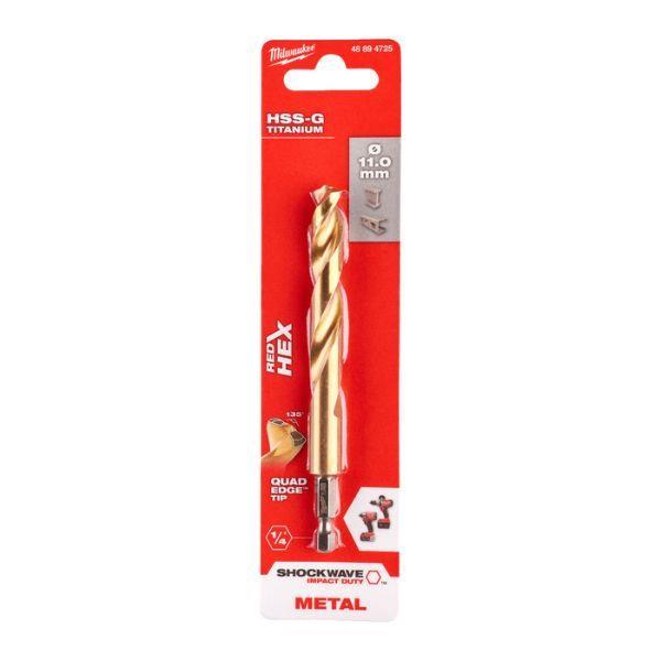 BROCA SHOCKWAVE HSS-G TIN 11mm MILWAUKEE