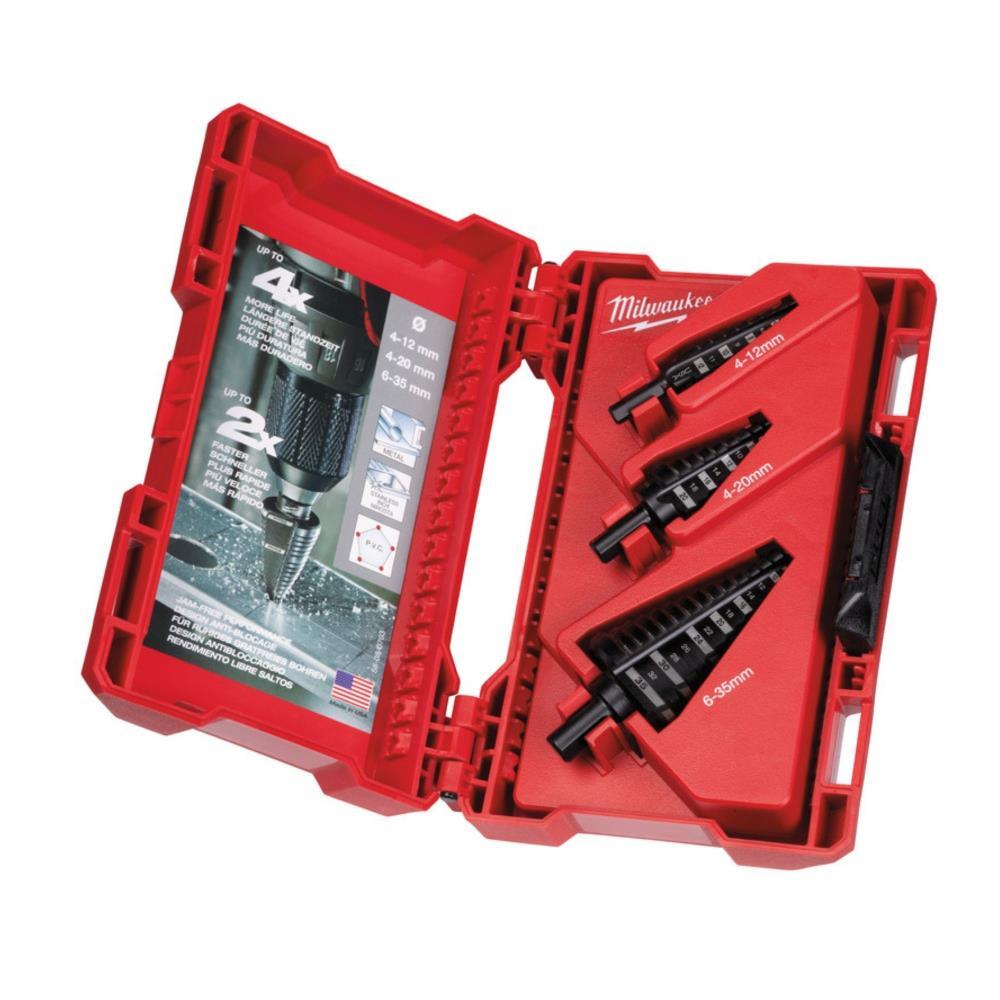 KIT 3 BROCAS ESCALONADAS Nº 3, 5, 6