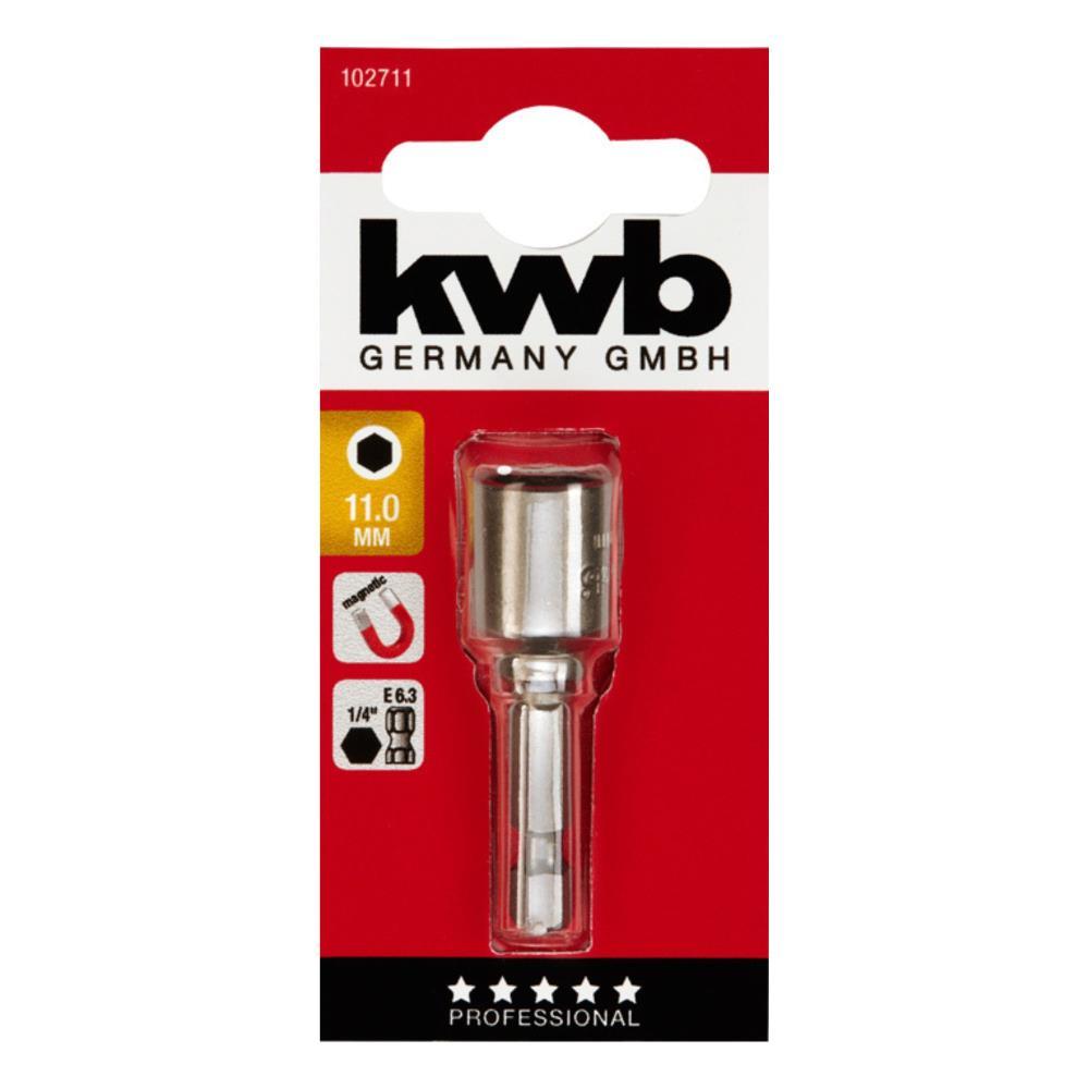 Casquilho magnetico 11mm E6.3 KWB