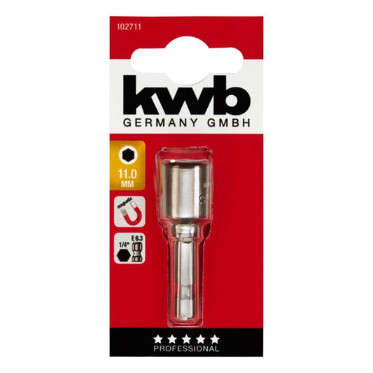 Casquilho magnetico 11mm E6.3 KWB