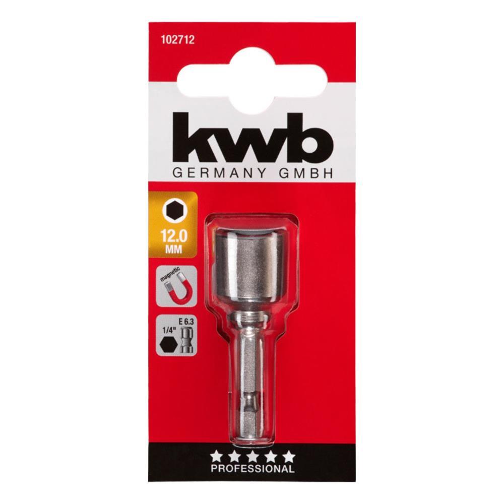 Casquilho magnetico 12mm E6.3 KWB