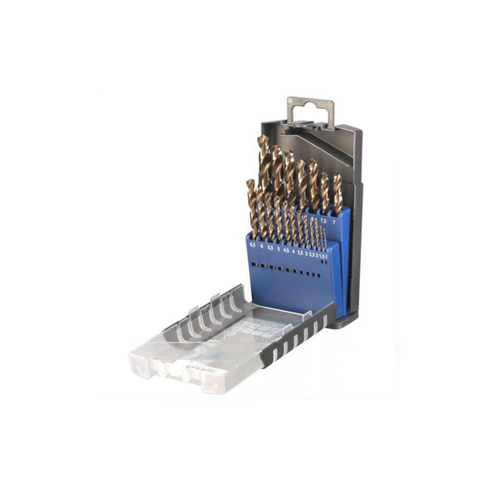 Estojo 19brocas cobalto 1-10mm KWB