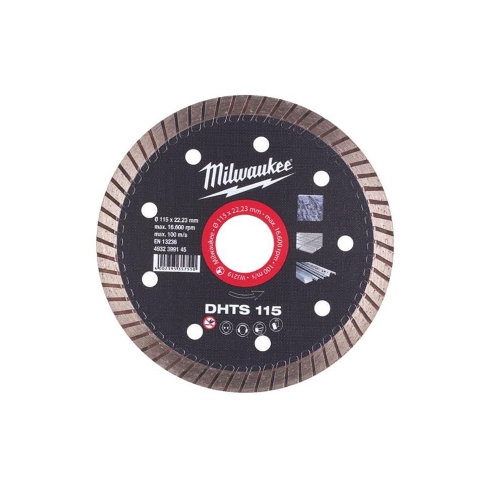 Disco diamantado turbo - DHTS 115mm x 1.2mm Milwaukee