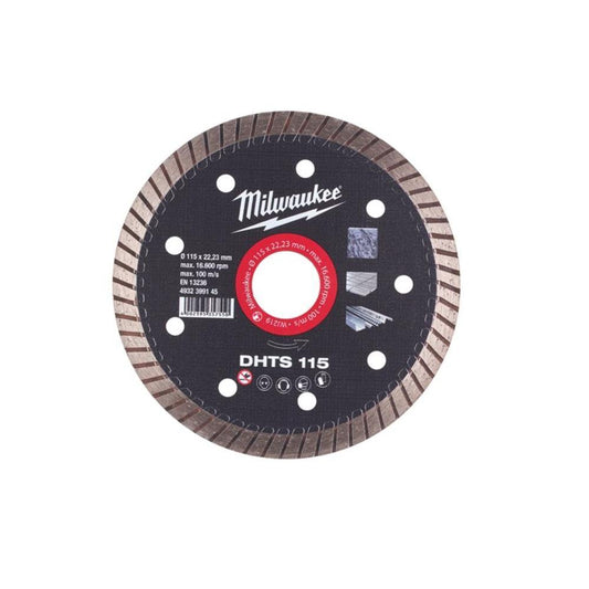 Disco diamantado turbo - DHTS 115mm x 1.2mm Milwaukee