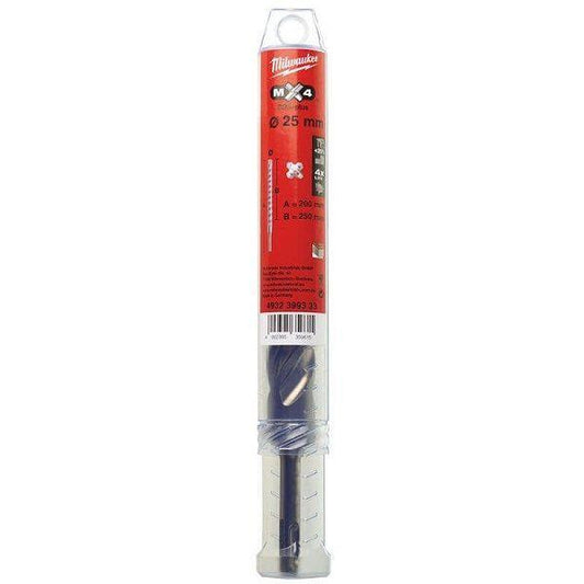 BROCA SDS-PLUS MX4 25X250 MILWAUKEE