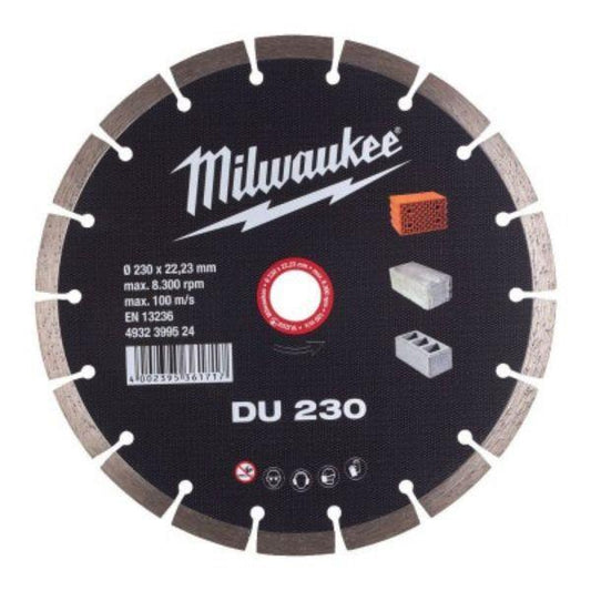 DISCOS DIAMANT. GERAL OBRA DU 230mm MILWAUKEE