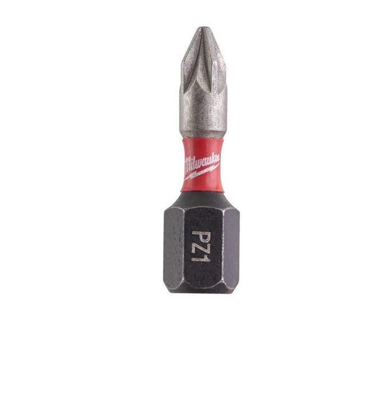 25 BITS PZ1X1 25mm MILWAUKEE