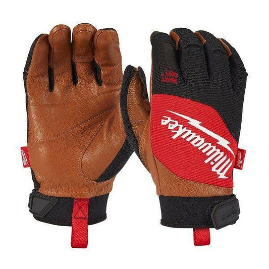 PAR LUVAS DE PELE HIBRIDAS M/8 MILWAUKEE