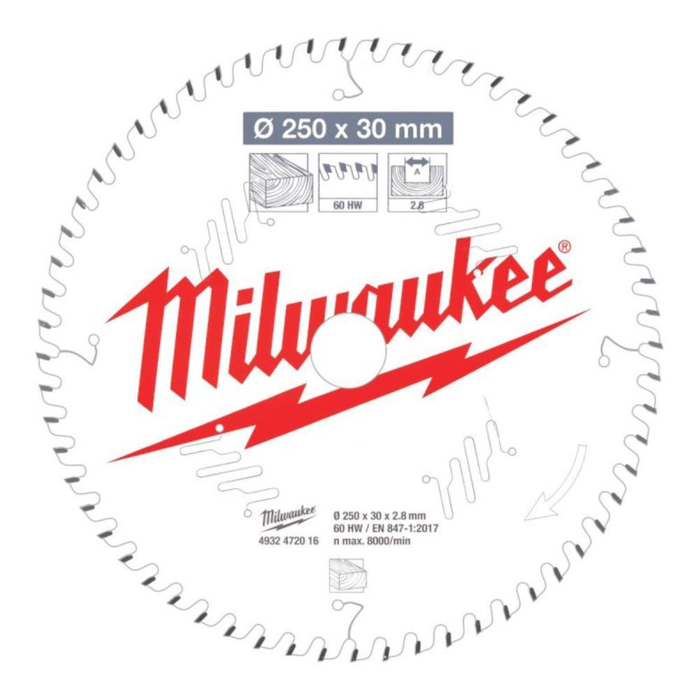 LAMINA P/SERRA ESQUADRIA MS W 190X30X2.4 40ATB NEG. MILWAUKEE