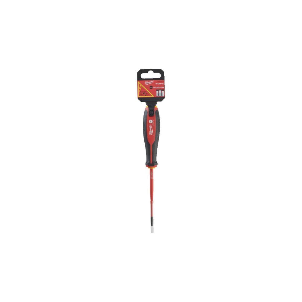 chave de fenda isol. VDE SL 0.4X2.5X75 Milwaukee