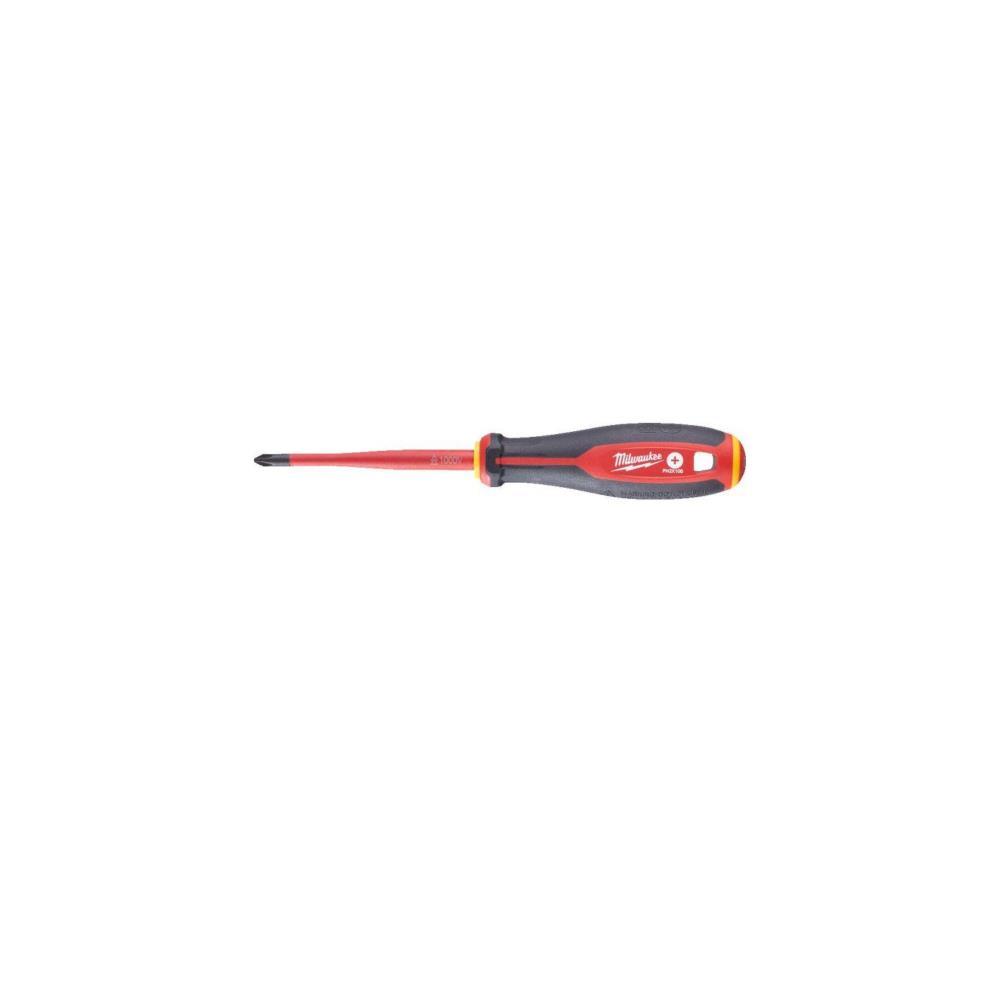 Chave de fenda isolado VDE PH2 X 100mm Milwaukee