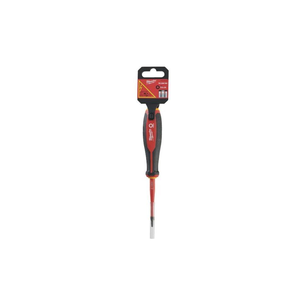 Chave de fenda VDE tri-lobe torx T15X75mm Milwaukee