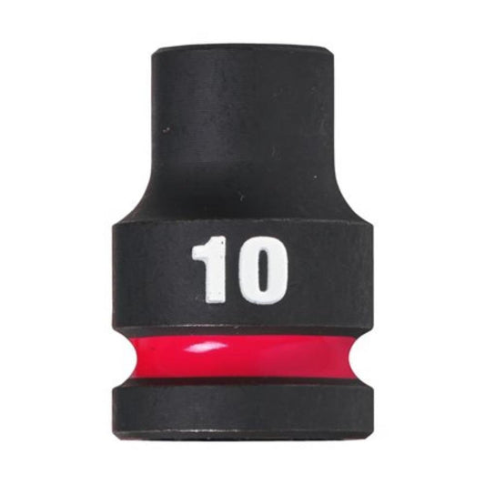 Ch. de cx de impacto 1/2" 10mm curta  SHOCKWAVE Milwaukee