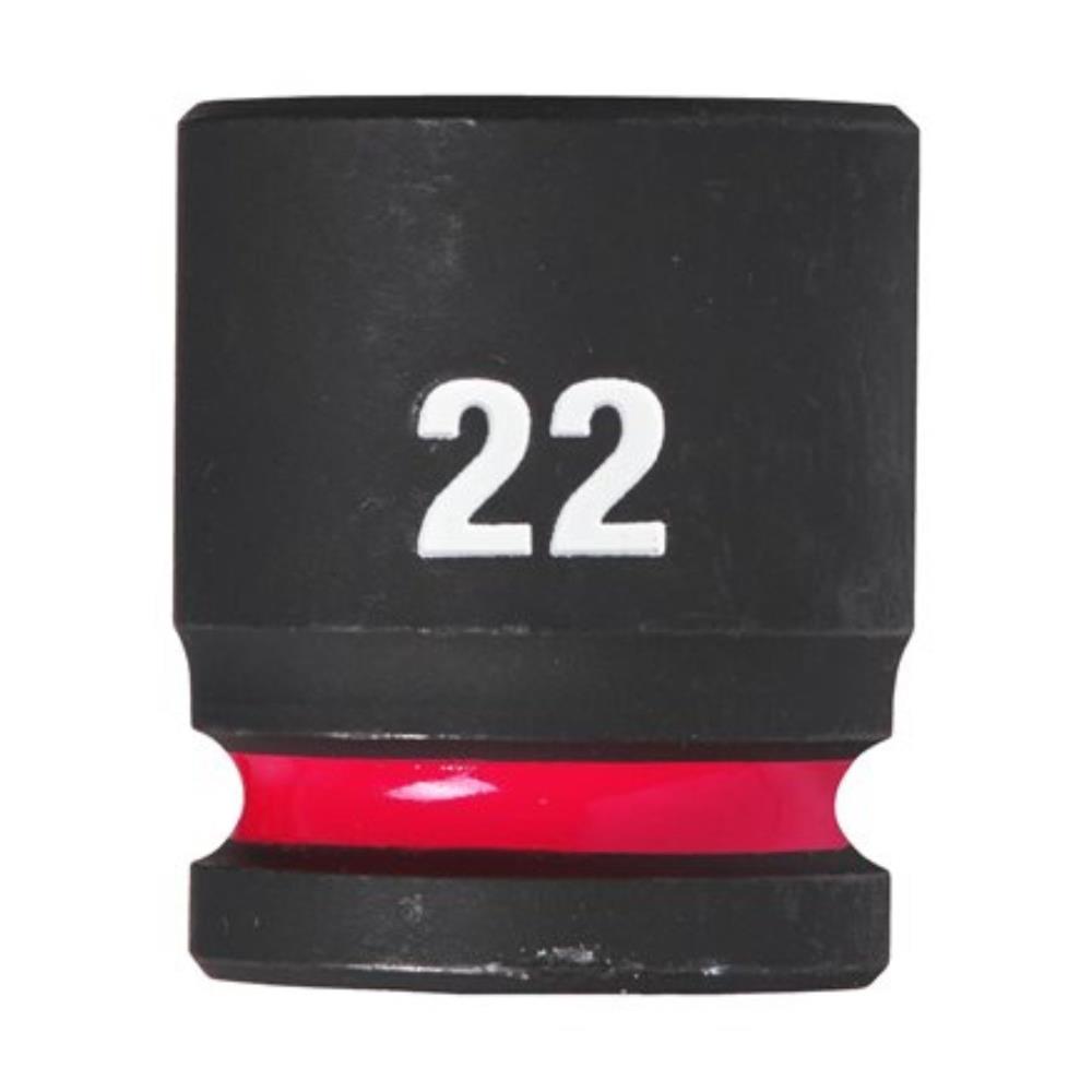 Ch. de cx de impacto 1/2" 22mm curta SHOCKWAVE Milwaukee
