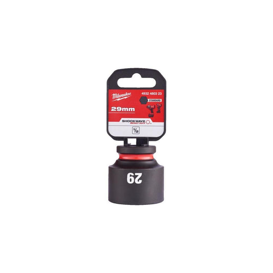 Ch. de cx de impacto 1/2" 29mm curto SHOCKWAVE Milwaukee
