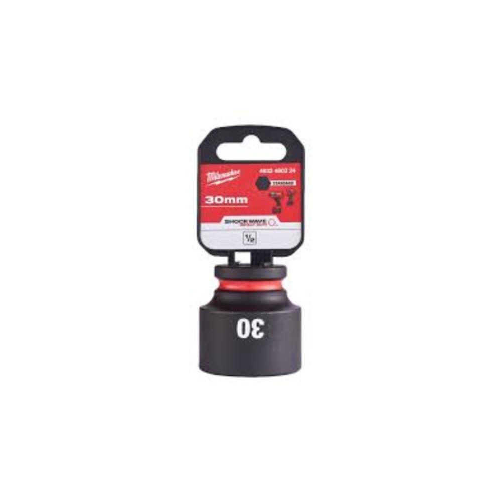 Ch. de cx de impacto 1/2" 30mm curto SHOCKWAVE Milwaukee