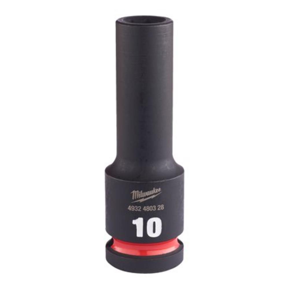 Ch. de cx de impacto 1/2" 10mm cumprida SHOCKWAVE Milwaukee