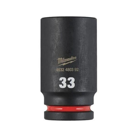 Chave de caixa de impacto 33mm cumprida SHOCKWAVE Milwaukee