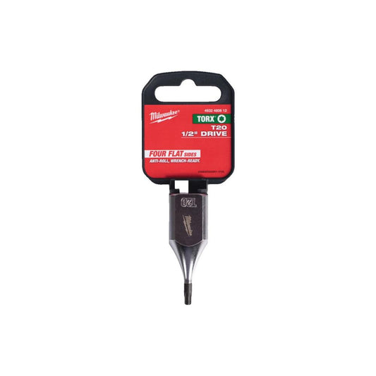Chaves de caixa de ½" T20 c/ponta Torx Milwaukee