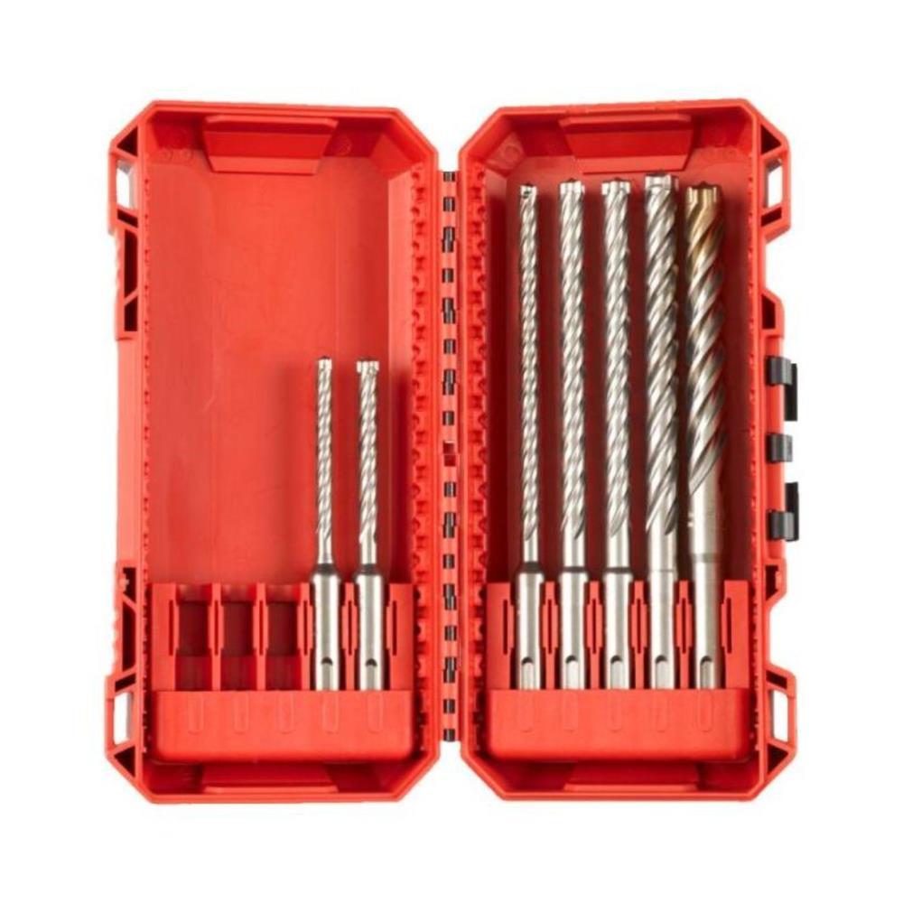 Estojo de 7 brocas SDS plus MX4 p/packout Milwaukee