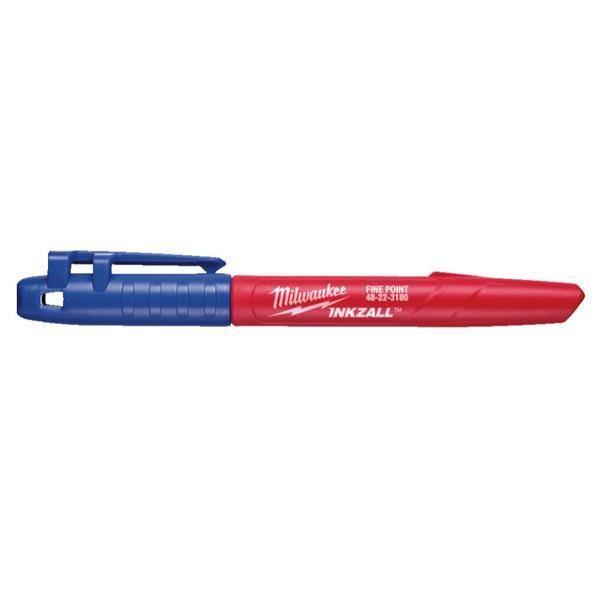 Marcador fino azul 1mm Milwaukee