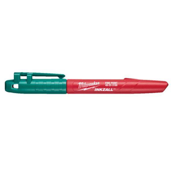 Marcador fino verde 1mm Milwaukee