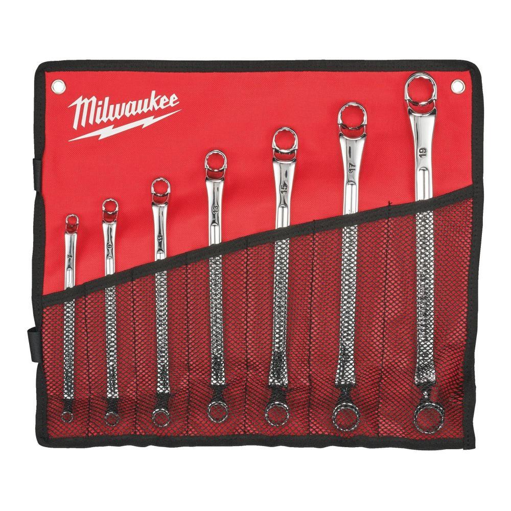 Conjunto chave de luneta 7pcs c/curvatura profunda Milwaukee
