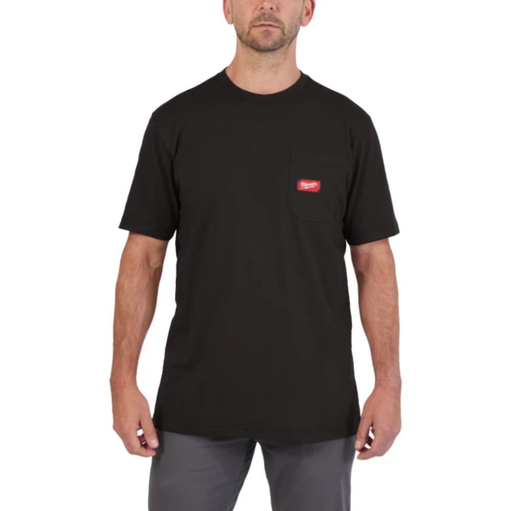 T-sirht de trabalho preto tam- L Milwaukee