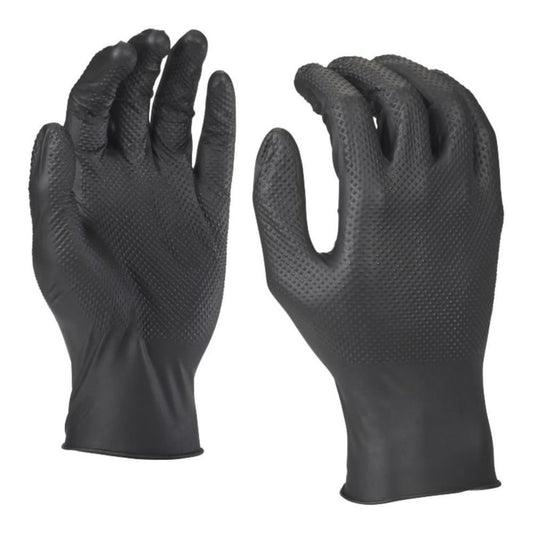 Caixa de 50 unidades luvas descartavel de nitrilo Grip 8/M Milwaukee