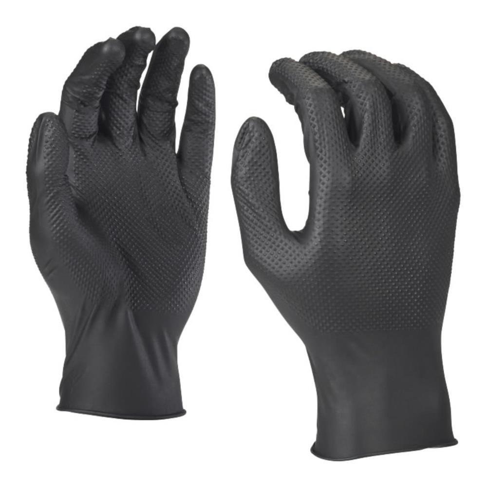 Caixa de 50 unidades luvas descartavel de nitrilo Grip 9/L Milwaukee