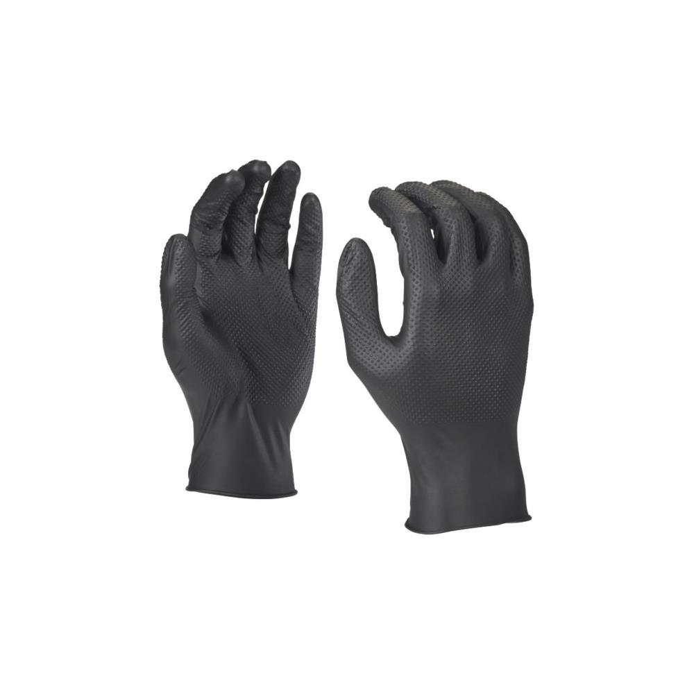 50 Luvas descartaveis nitrilo preta XL/10 Milwaukee