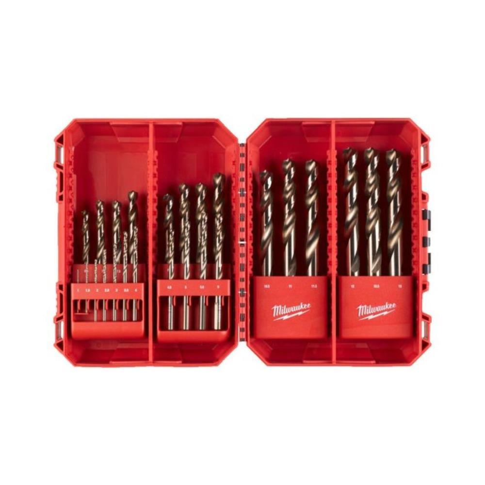 Conjunto de brocas metal cobalto HSS 19pcs Milwaukee