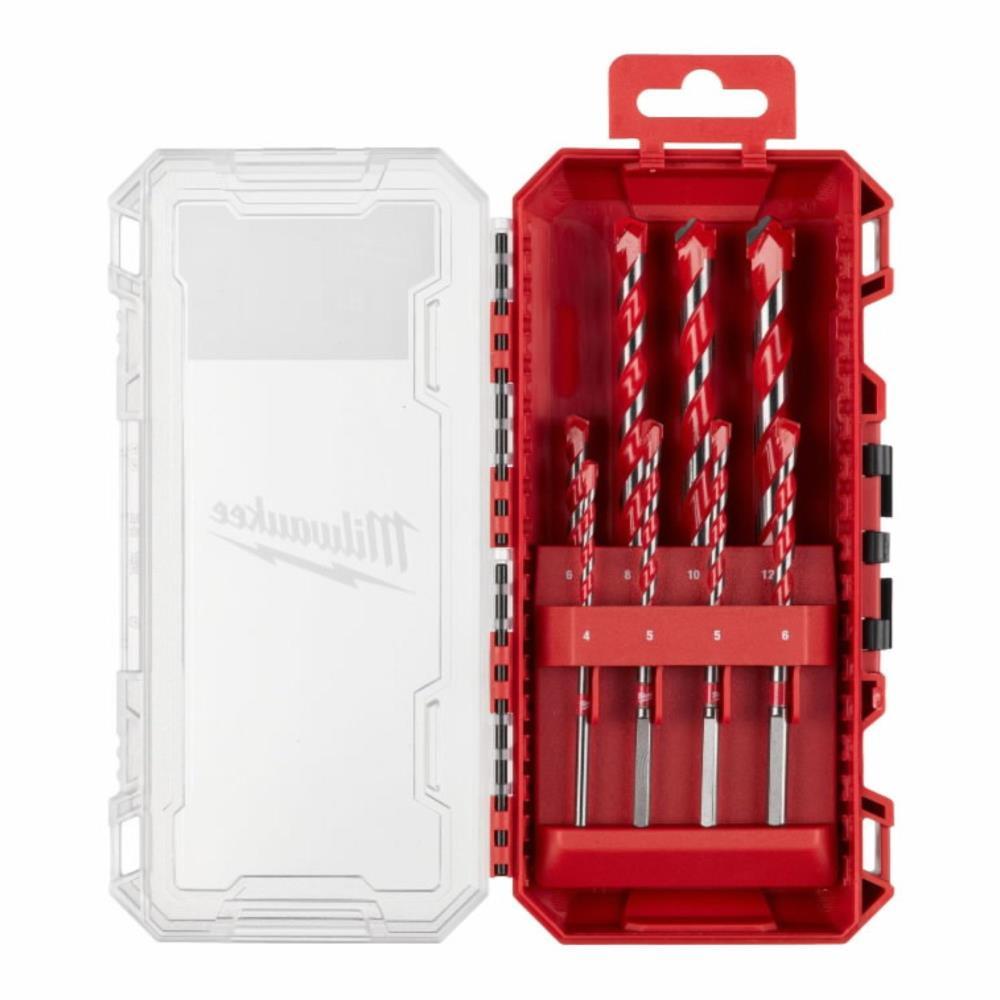 Estojo de 8 brocas p/betão premium Milwaukee