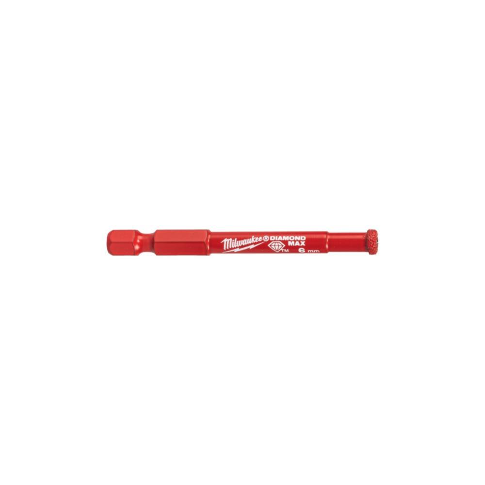 Broca de diamante 1/4" hexagonal 6mm Milwaukee