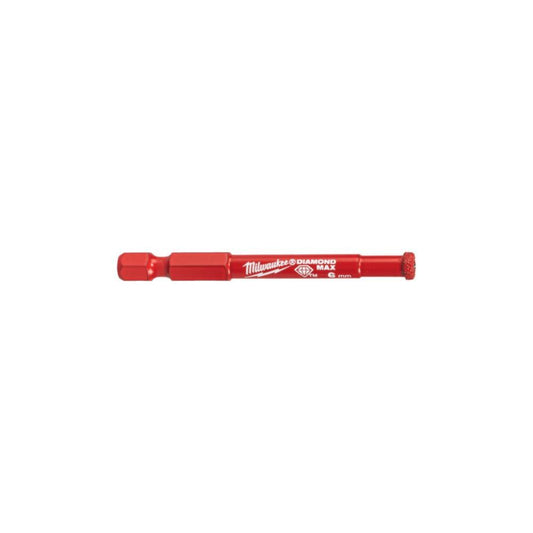 Broca de diamante 1/4" hexagonal 6mm Milwaukee